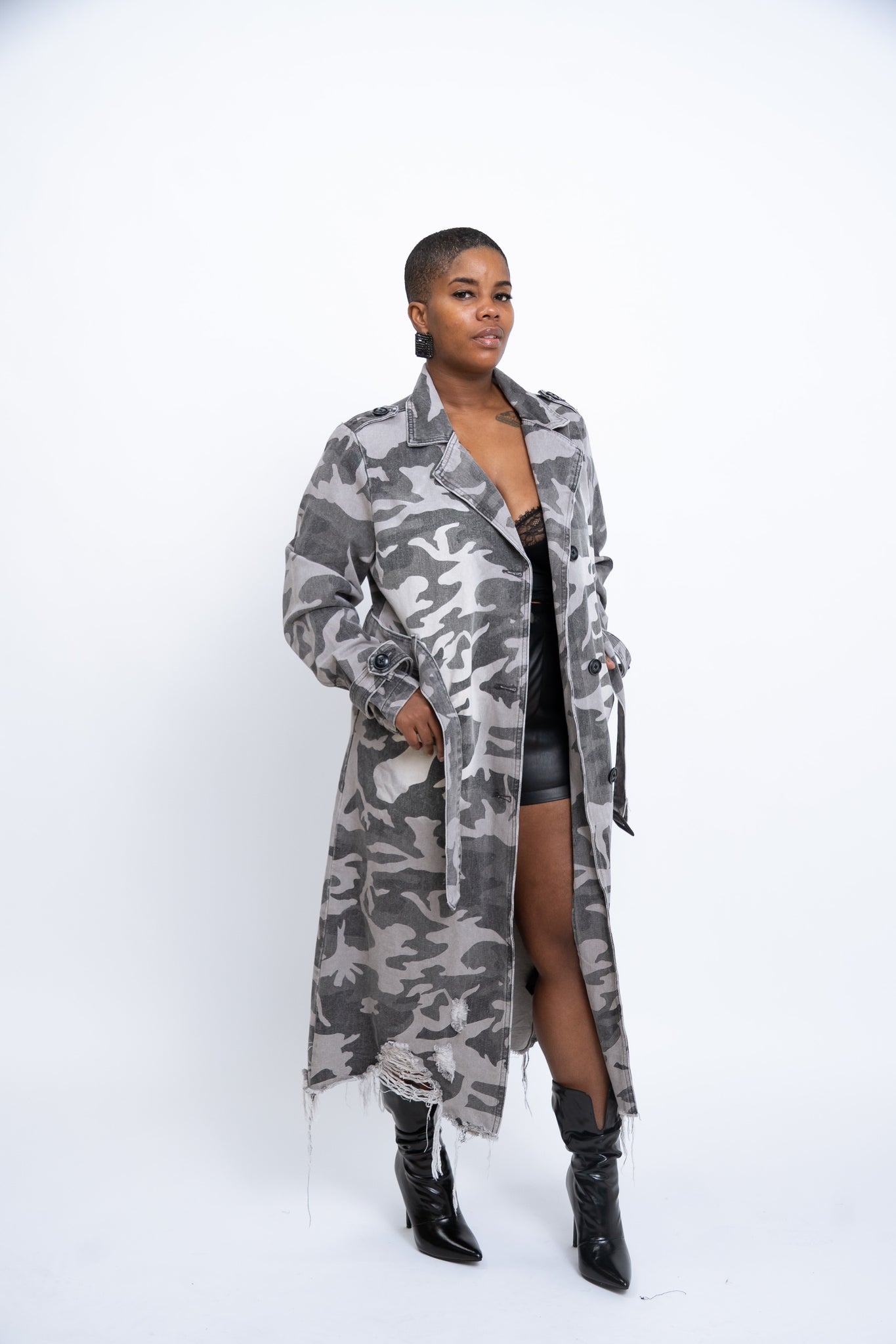 Camo trench