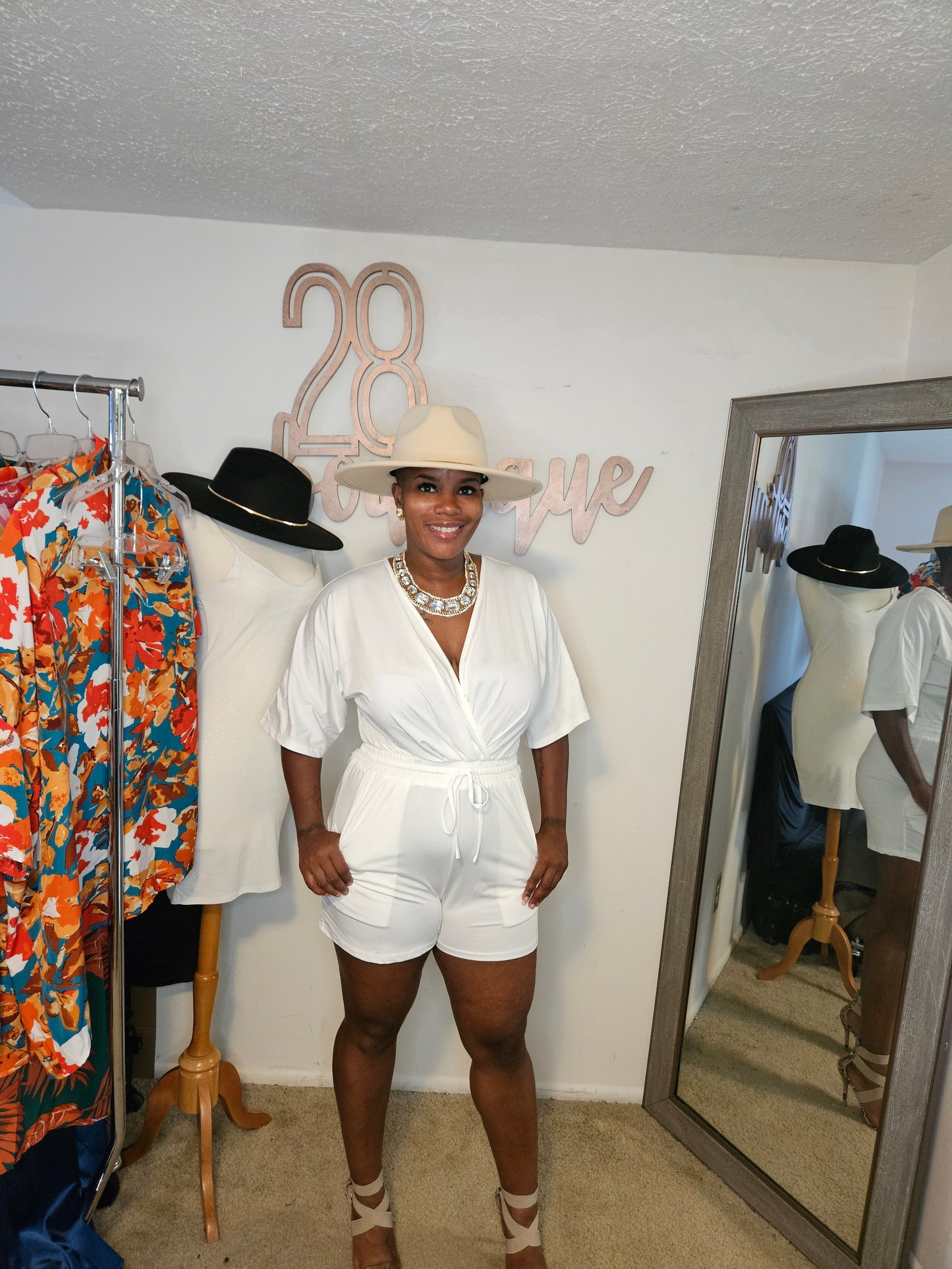 White Romper