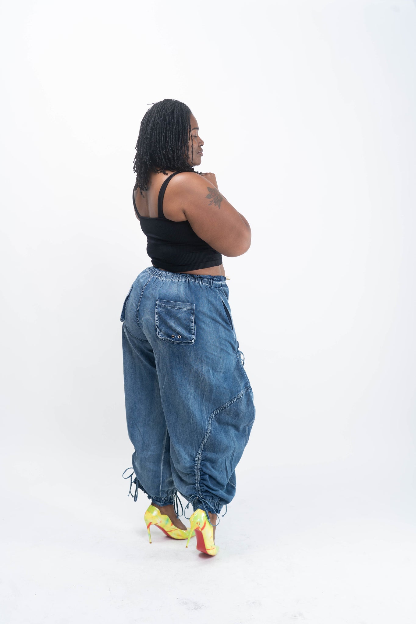 Denim Plus Size Pants